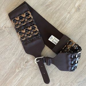 Brown waist belt from New York and company